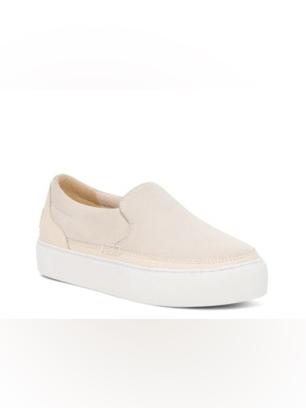 UGG Women’s Slip-On Platform Sneaker in Light Beige